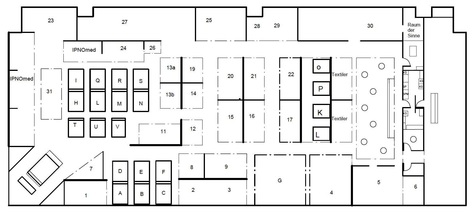 Konventioneller Messestand Heimtextil Frankfurt