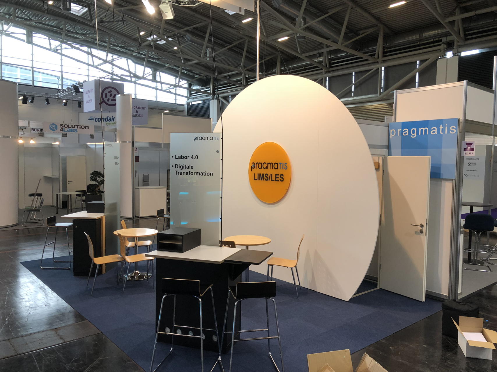 System-Messestand analytica  München